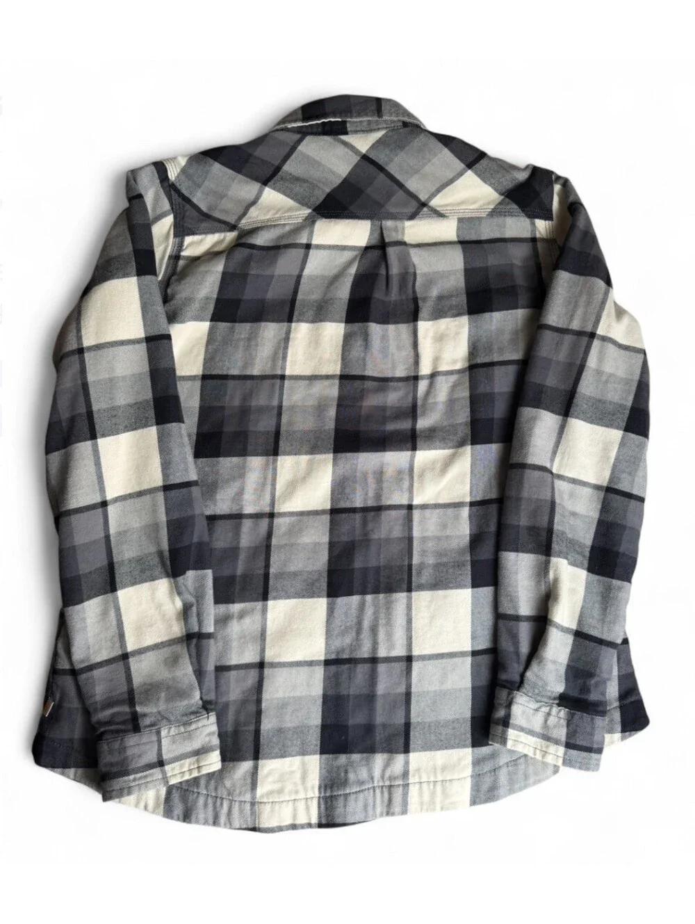 Carhartt Youth L 12/14 Plaid Fleece Lined Shacket Shirt Jacket